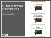 Clauses and Phrases Grammar Bundle - Years 5 and 6
